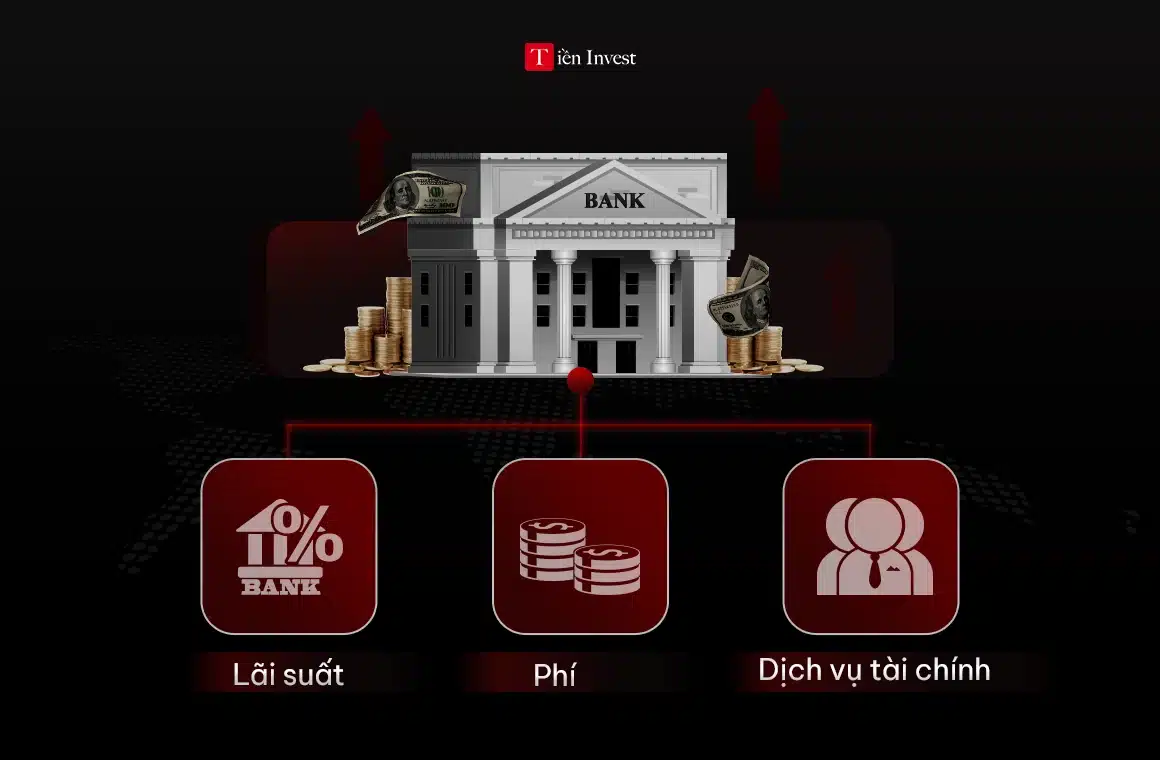 Các nguồn thu nhập chính của ngân hàng