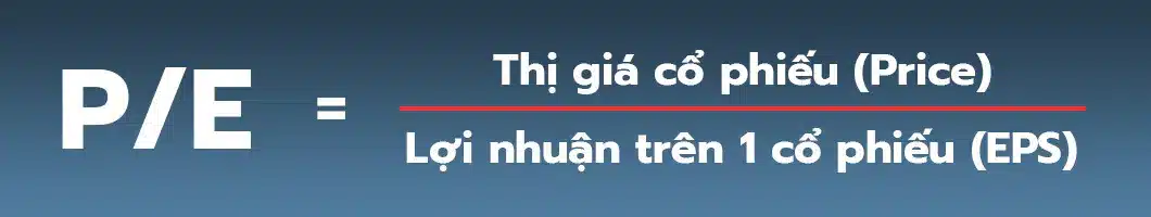 Công thức tính chỉ số P/E