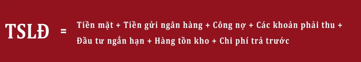 Cách tính tài sản lưu động