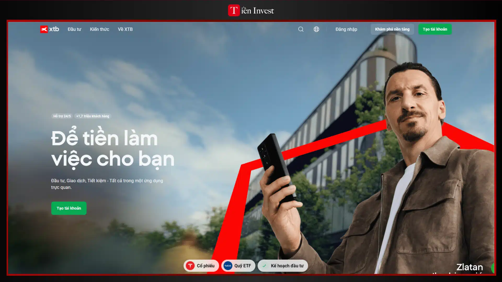 trang web xtb