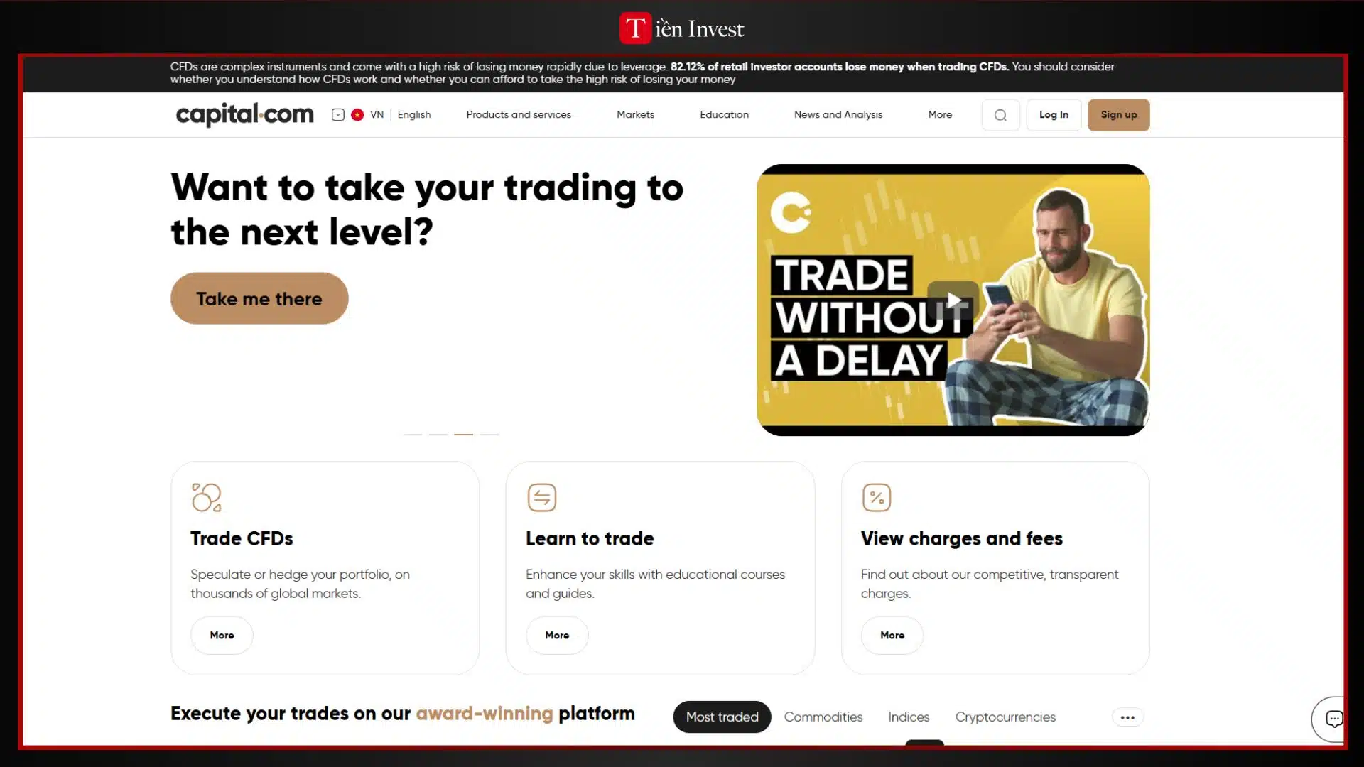 trang web Capital.com