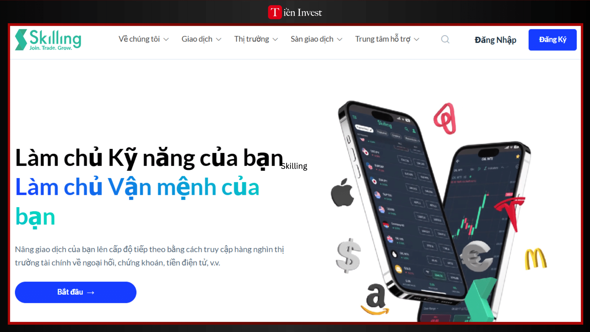 trang web Skilling