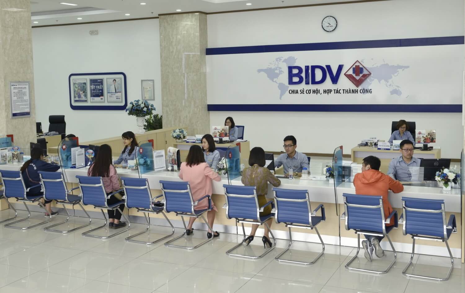Lãi suất tiền gửi ngân hàng BIDV