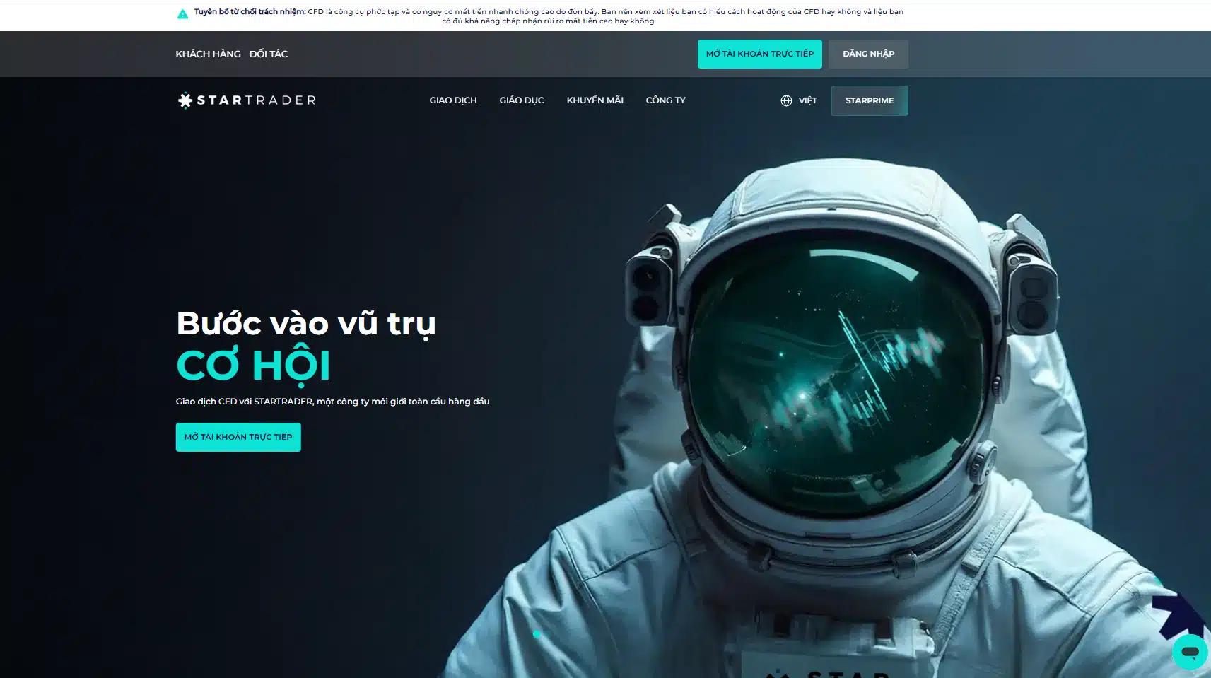 trang web sàn Startrader
