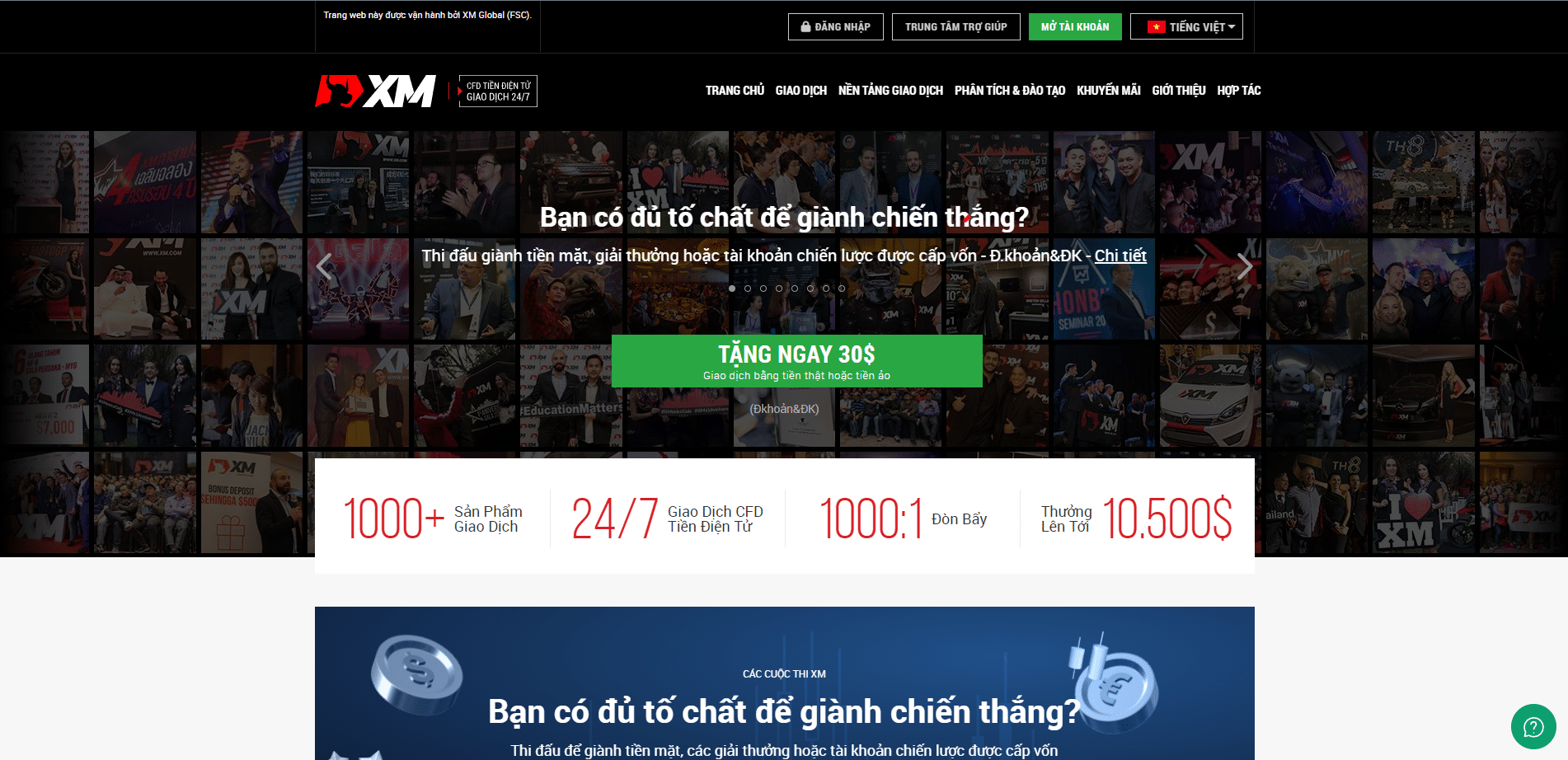 sàn giao dịch vàng