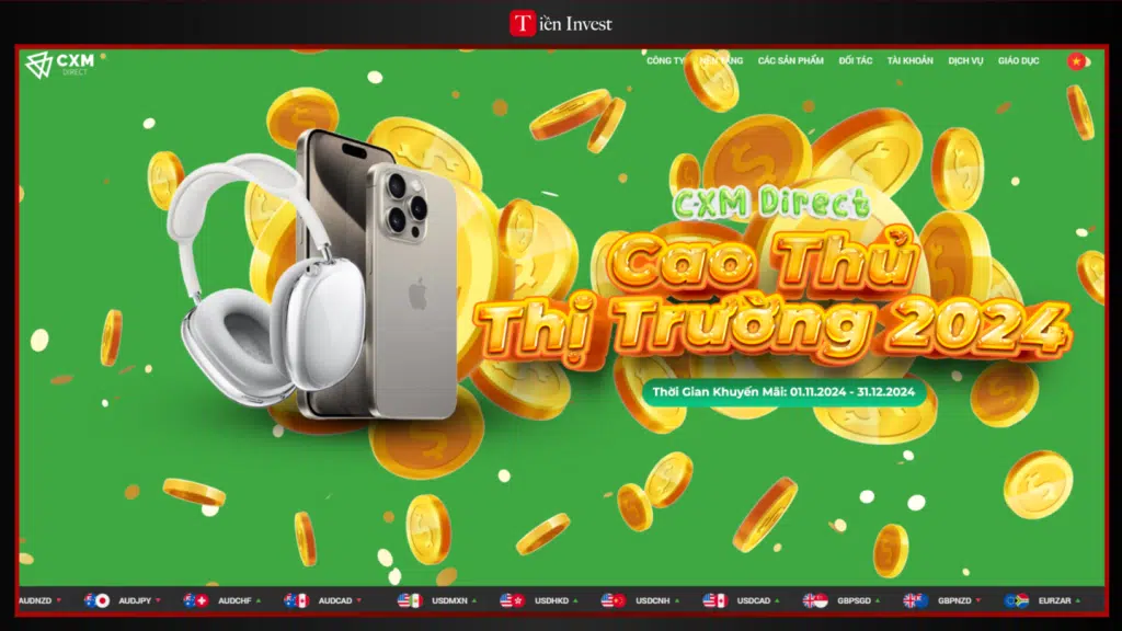 trang web CXM Direct