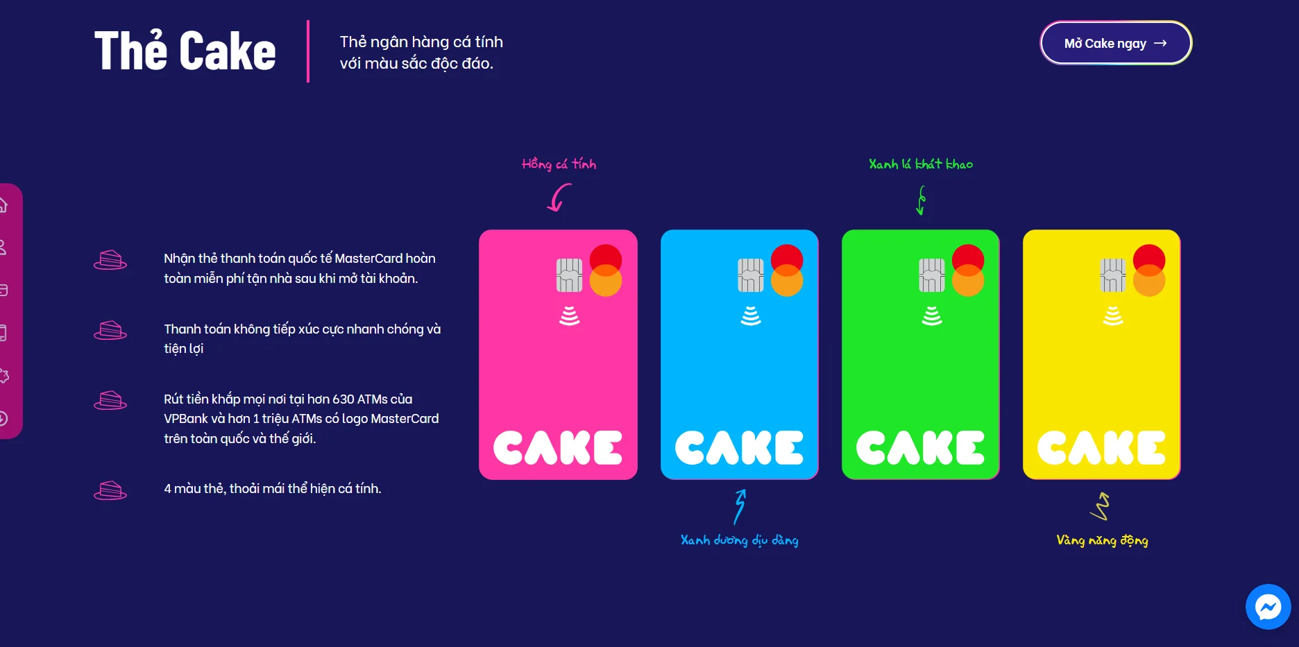 Thẻ tín dụng Cake