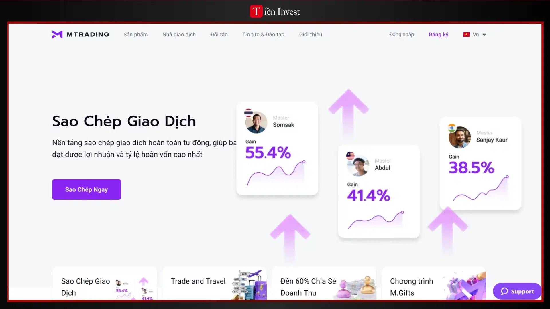 trang web MTrading