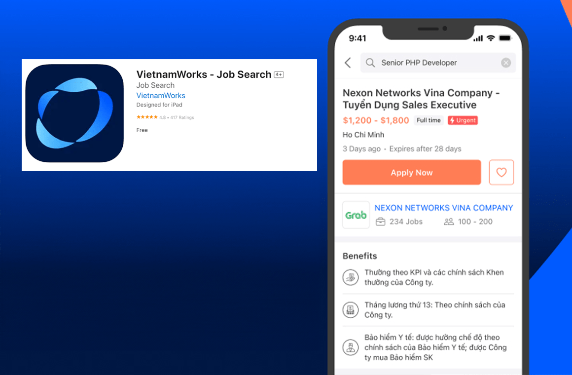 App tìm việc