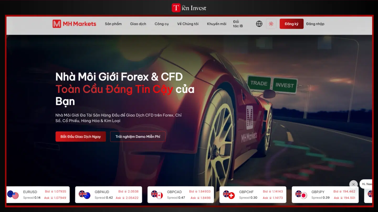 trang web MH Markets