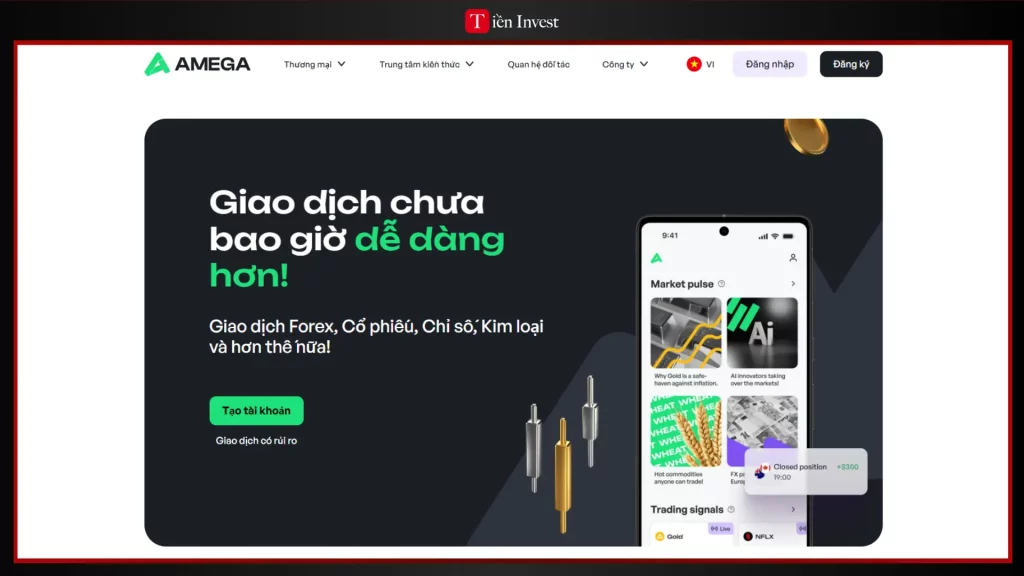 trang web Amega