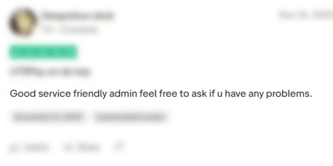 UTSPAY - Đánh giá từ người dùng 1